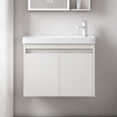 加深太空铝浴室柜卫生间小户型洗脸洗手盆柜组合一体陶瓷艺术台盆