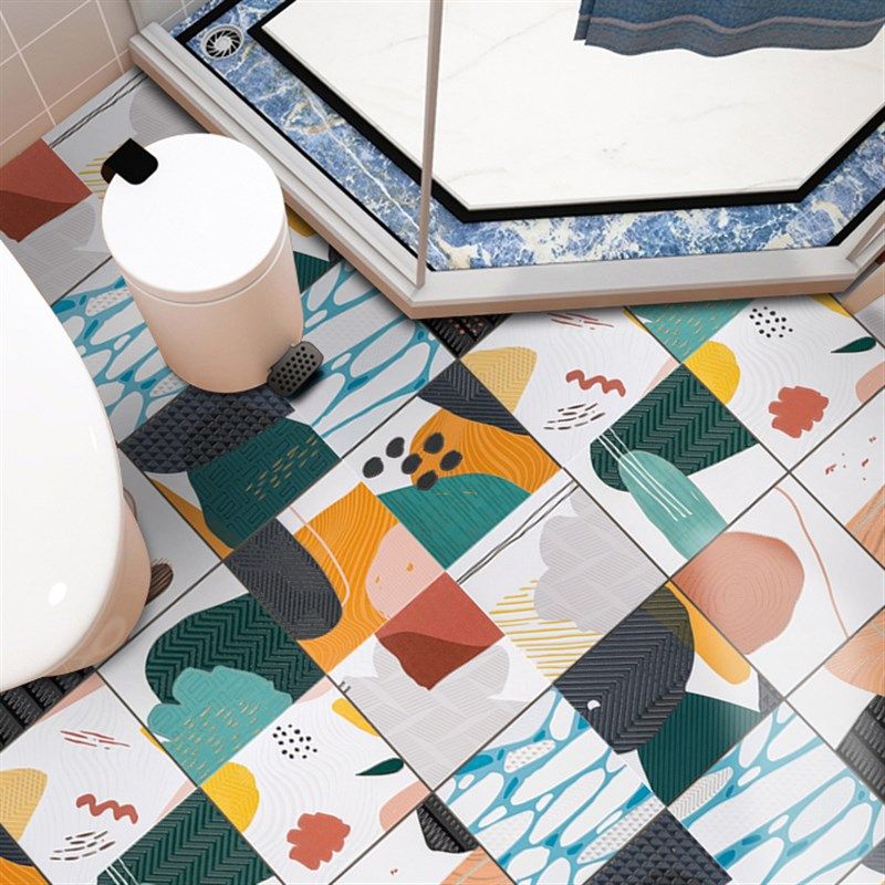 自粘加厚地板贴厨房耐磨防滑贴纸墙面彩色艺术拼花瓷砖贴防潮地贴,家居饰品,地贴,淘宝优惠券,粉丝福利购,淘宝优惠卷