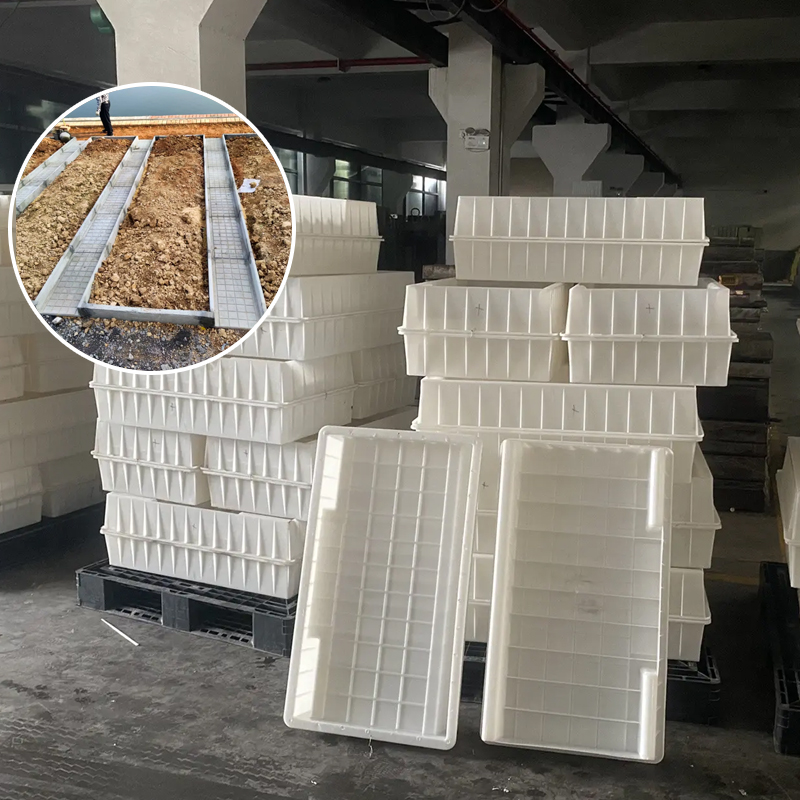 菜地沟板模具菜沟板路面水泥庭院围边石围栏花池围栏W水泥沿路模