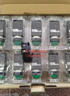 富士原装圆凸形绿色指示灯 DR22D0L-M4G