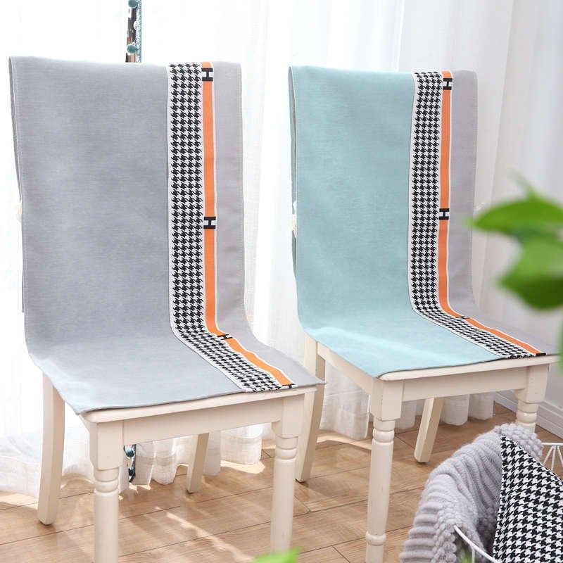 新款简约现代ins餐桌椅子套罩防猫抓家用连体坐垫一体高级轻奢风