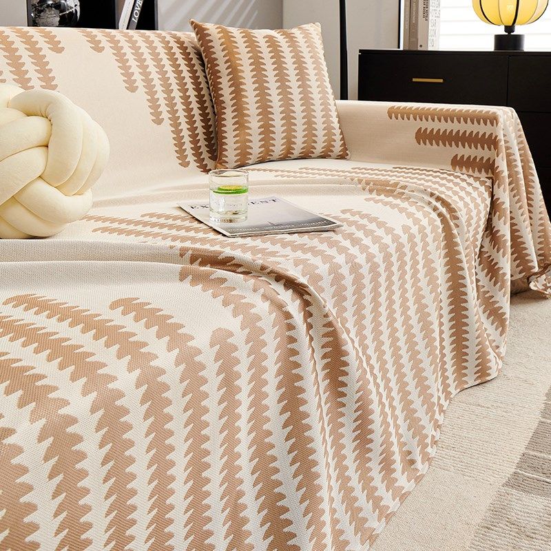 夏季高级感冰丝沙发巾一整张全盖2025新款沙发套罩防滑冷感盖布毯,居家布艺,沙发套,淘宝优惠券,粉丝福利购,淘宝优惠卷