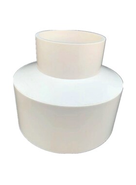 PVC给水异径三通直通160*90三通 直通125*110直通三通160*110直通