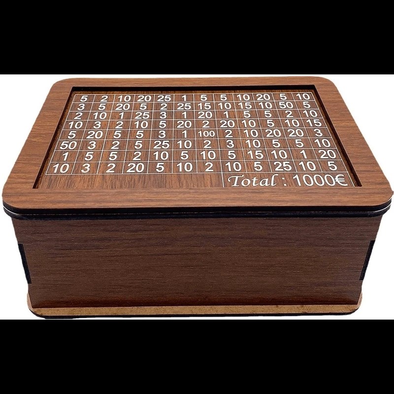 【下单立减50】money box存钱罐木质高级生S日礼物手工木制DJ