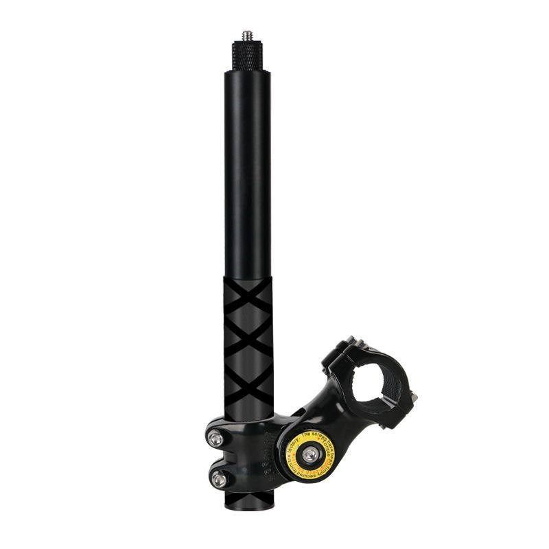 摩托车/自行车骑行行车记录仪拍摄支架全景相机/运动相机自拍杆固