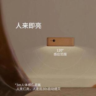 人体感应灯家用过道灯走廊门牌壁灯厨房卧室客厅厕所起夜灯无线灯