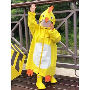 儿童雨衣幼儿园宝宝小孩男童女童小童卡通雨具雨披学生玩水上学用