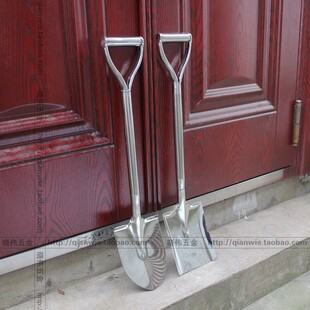 速发不锈钢铲锹铁锹种花铲不锈钢铲钢锹多工能功兵铲园林钓鱼工具