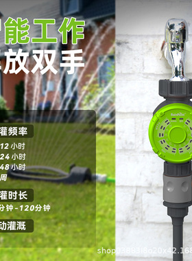 Rainpoint自动浇花器浇水器 灌溉定时控制器 园艺花园灌溉 跨境新