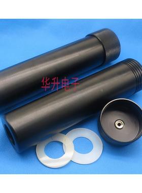 加厚330ML黑色硅胶筒玻璃胶水套筒卡式金属外套筒点胶桶 点胶机配