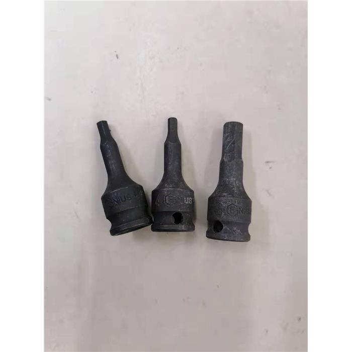 台湾天赋牌旋具套筒3/8寸中飞套筒H4/H5/H6/H8/H10/H12/H14总长52