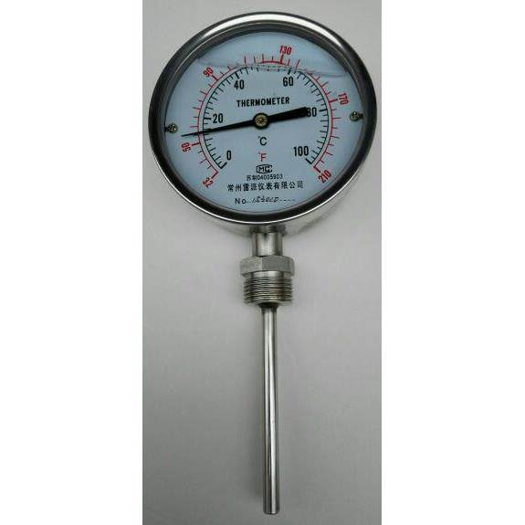 thermometer 0~100℃不锈钢船用耐震双金属温度计wssn-411bf定制