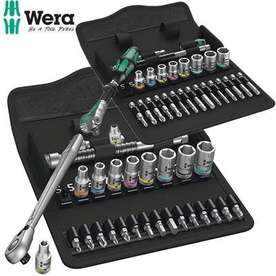 德国wera维拉棘轮套装扳手8100 SA6 B6 SCzyklop快速正反转螺丝刀