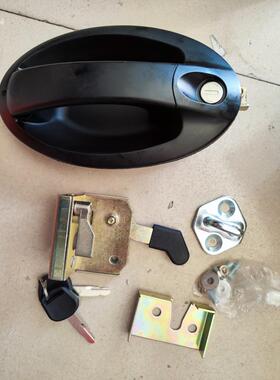 新源轮式挖掘机B90/B70/C85驾驶室车门锁总成 车门外拉手 门锁块