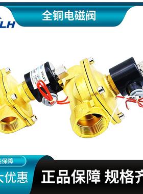 2W-08/10/15/20/25/40/50K 水阀气阀常开二位二通阀DC24V/AC220V