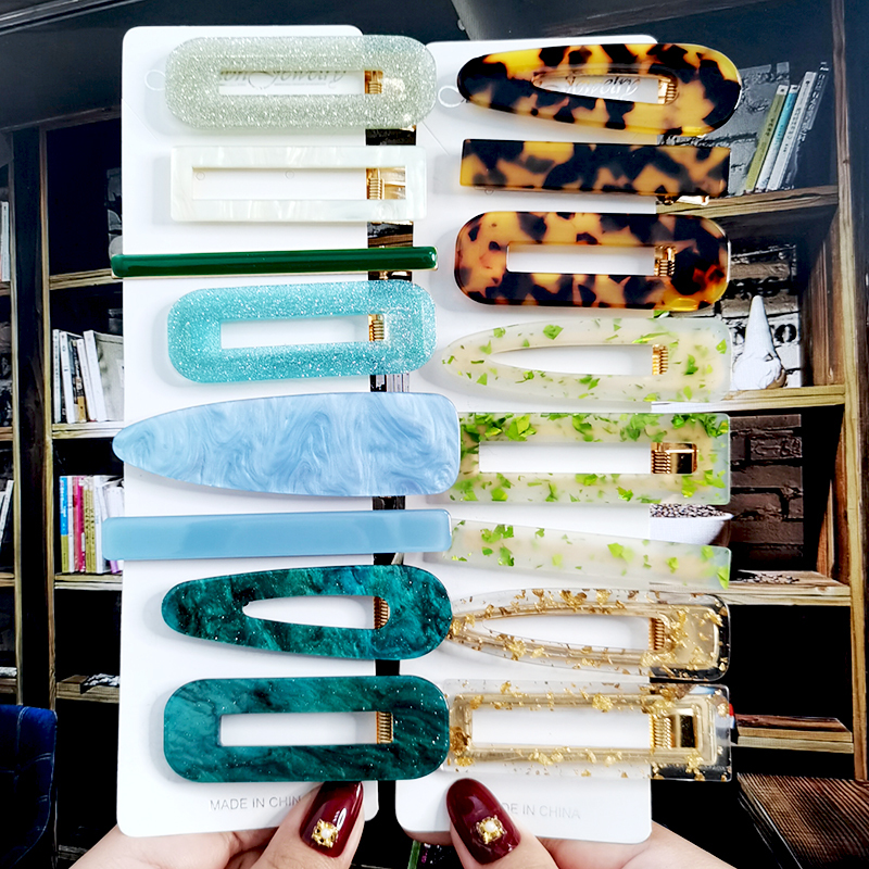 2/3pcs Hair Clip Set Acetate Hairpin Women Hair Accessories