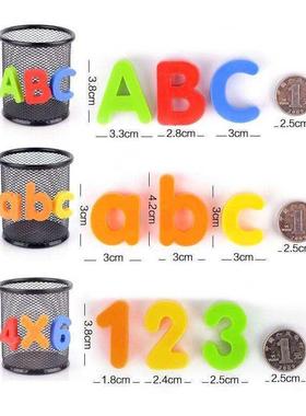 26pcs Magnetic Letter Numbers Alphabet Fridge Magnets Colorf