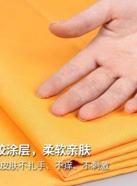 橙色硅胶灭火毯家用消防认证家用厨房防火消防毯1m逃生毯消防器材