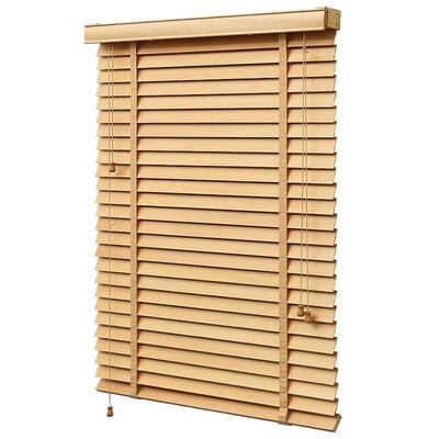 Basswood blinds balcony sunshade shade real wood shutter