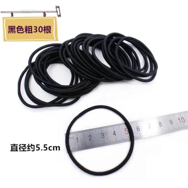 European ring does not hurt black rubber band ordinary rope