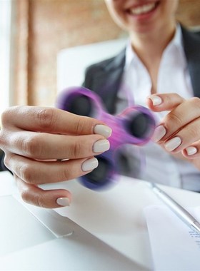 New Fidget Spinner Simple Dimple Pressure Reliever Spiner