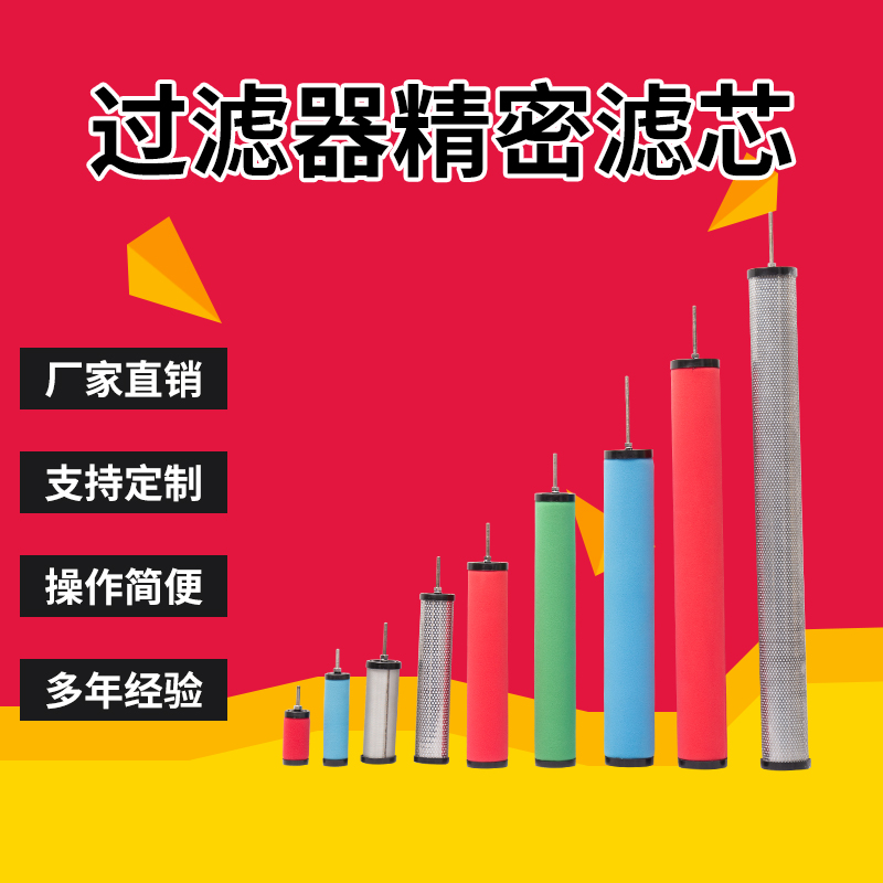 空压机压缩空气管道过滤器滤芯E9-32 E7-36L E5-40 E3-44 E1-48L