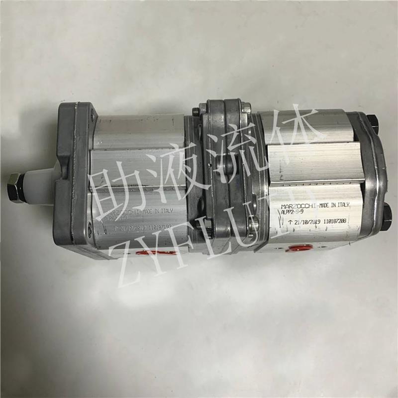 意大利原装口祖奇AMARZOCQGVCHI双联齿轮泵马LPA2-S-9+ALPP2进-S-