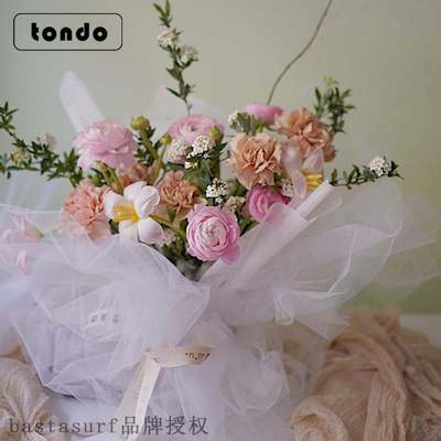 Tangde new flower packaging mesh Mori wind yarn Korean bouq