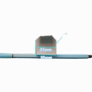 U型铝槽35×25×2内宽31铝合金u型槽包边条玻璃固定u型卡槽铝 新品
