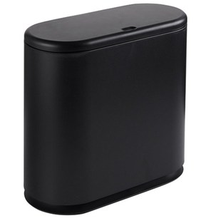 New 10L Plastic Trash Can Bathroom Waste Bin Tet Dustbin Tra