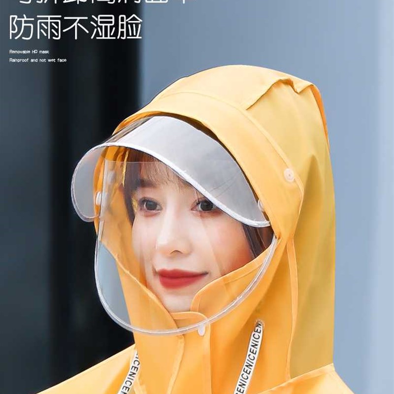 雨衣电动车长款全身防暴雨女新款带袖单人成人电瓶车摩托车雨披男