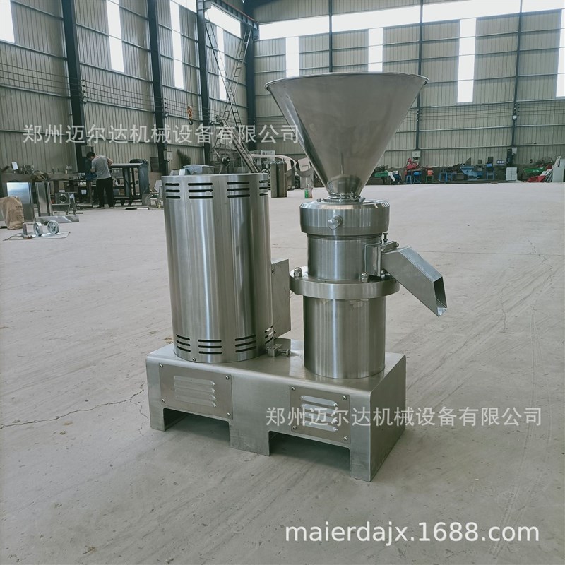 不锈钢立式两件式胶体磨 牛羊骨头碎骨研磨机 五谷杂粮磨粉机