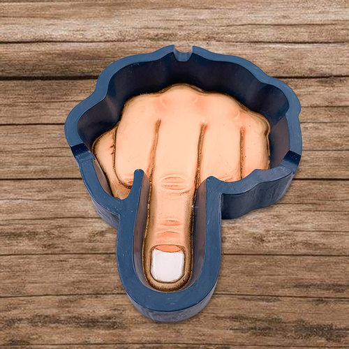 欧式骷髅头烟灰缸创意家用烟灰收纳盒酒吧餐厅桌面个性烟灰盒摆件