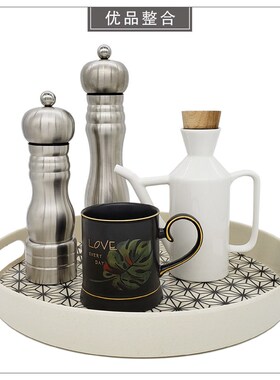 极速样板房简约家居摆件北欧软装饰品厨房用具餐碟碗储物罐组合ZH
