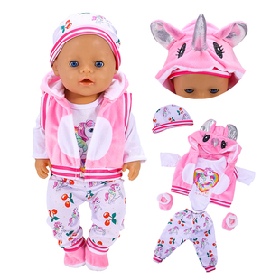 Baby for Clothes Unicorn Dolls Inch Outfit Doll