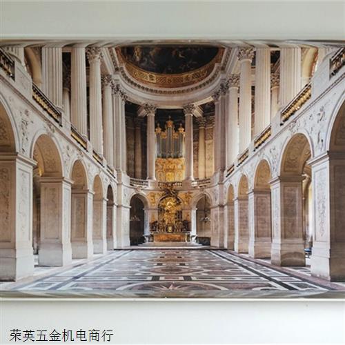 黑白新古典室内建筑客厅装饰挂画 后现代巨幅样板房卧室背景墙图片
