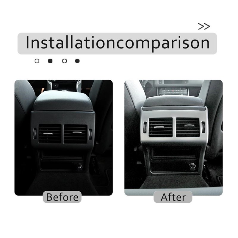 ABS armrest rear seat air conditioning outlet vent frame cov