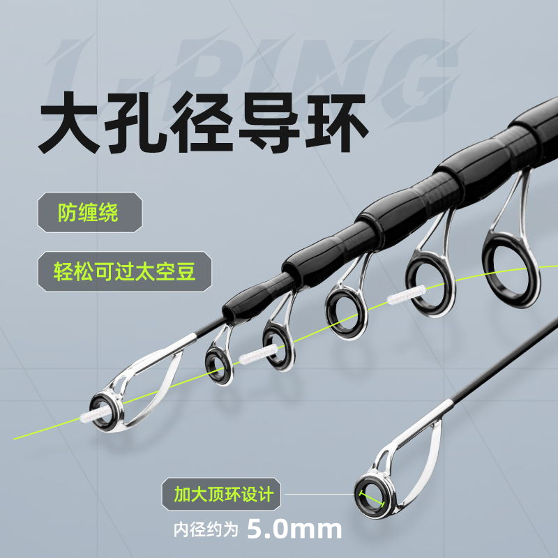 碳素伸缩路亚竿振出式路滑竿直柄枪柄M硬度中快调钓鱼竿抛竿