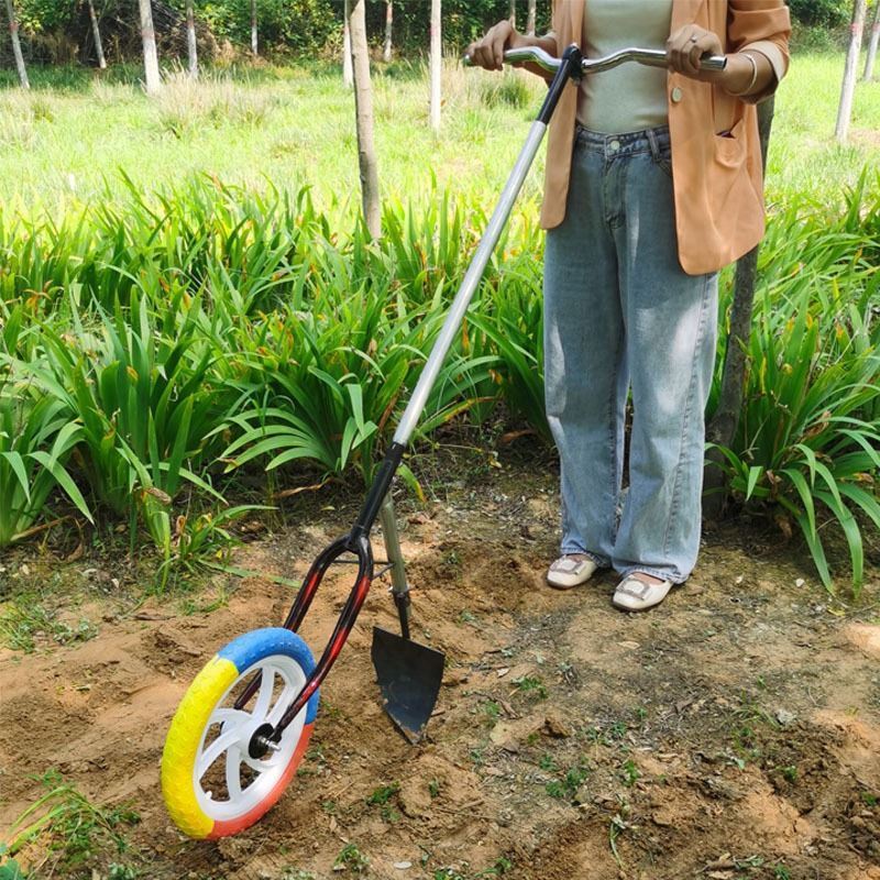 2021锄草开沟新型工q具锄地神器耕地松土除草机铲子农用小型翻地