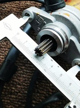 适用雅马哈电喷大货架GEAR EVO2 ZR VOX VINO50小龟启动电机马达