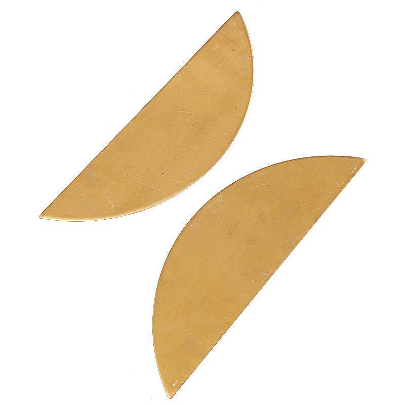 月牙板 鸳鸯板 黄铜山东快书鸳鸯板 大小号可选 大鼓书铜板