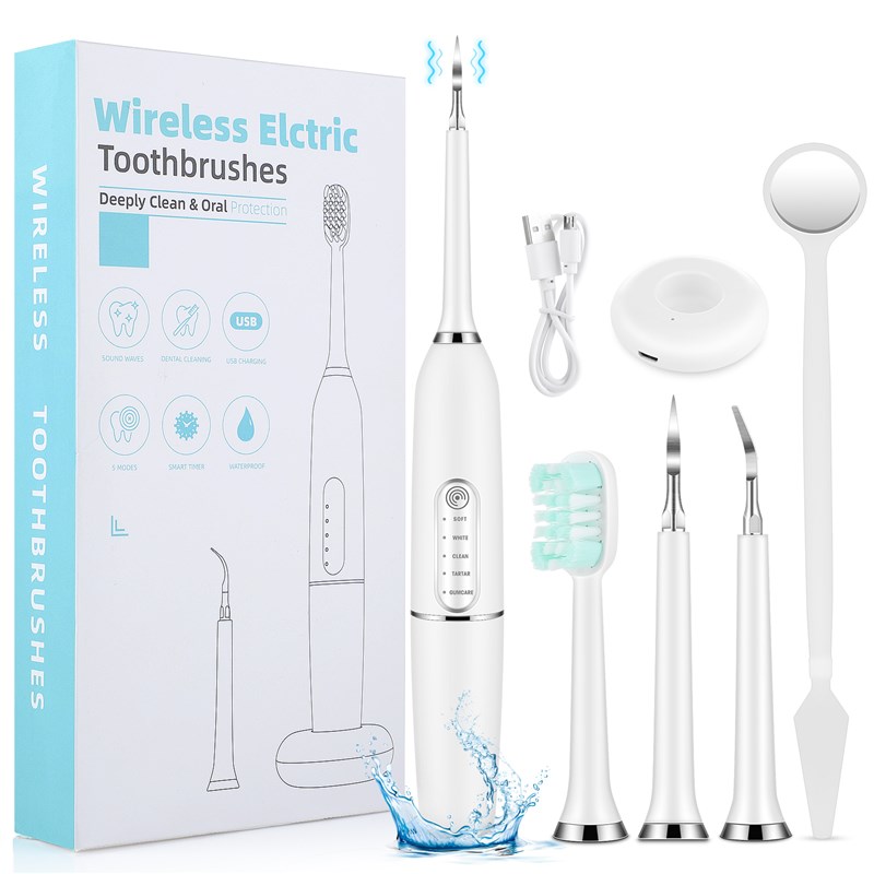 Electric Ultrasonic Dental Calculus Remover Teeth Cleaner De