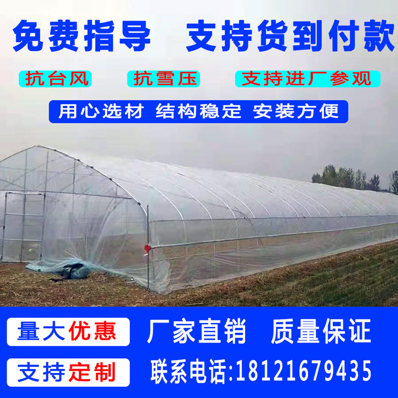 养殖大棚钢管骨架椭圆管钢架温室大棚养猪养羊养鸡场鸡舍鸡棚全套