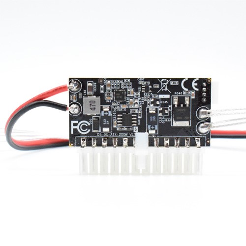 零噪音DC-ATX300W电源模块电脑电源12V直插大功率直流转接板