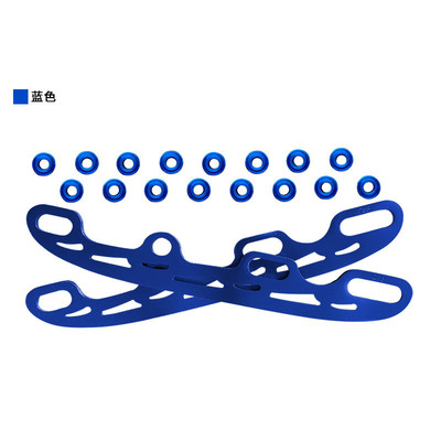 Color roller skates ice hockey blade flat knife彩色冰球刀