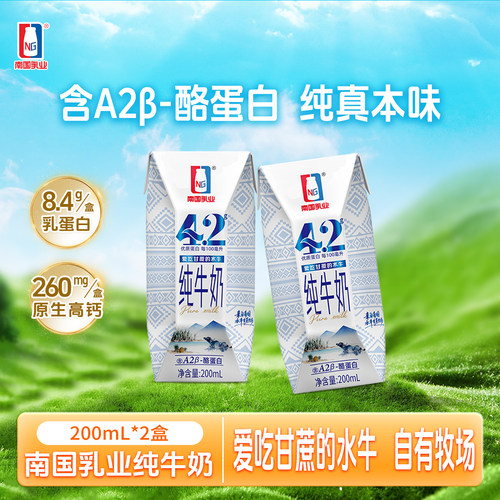 南国乳业水牛4.2g纯牛奶