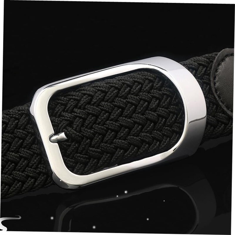 Men's Leather Belt Black Jeans Waist Strap 1 - Taobao product photo 3