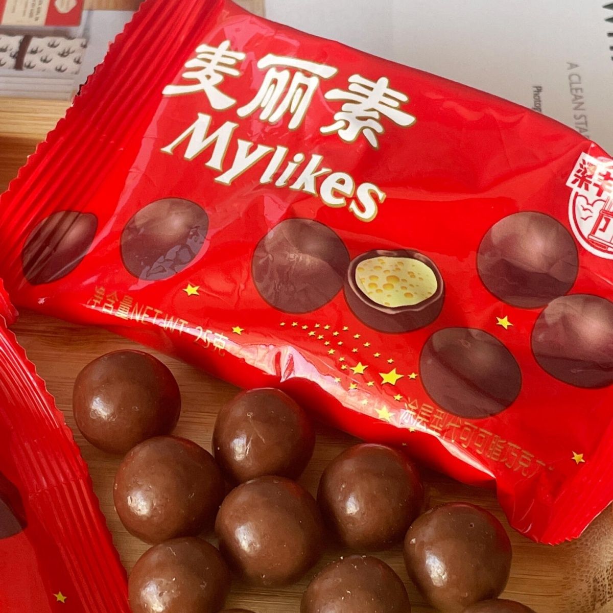 梁丰麦丽素巧克力豆小包装8090后童年怀旧小零食糖果小吃散装自选