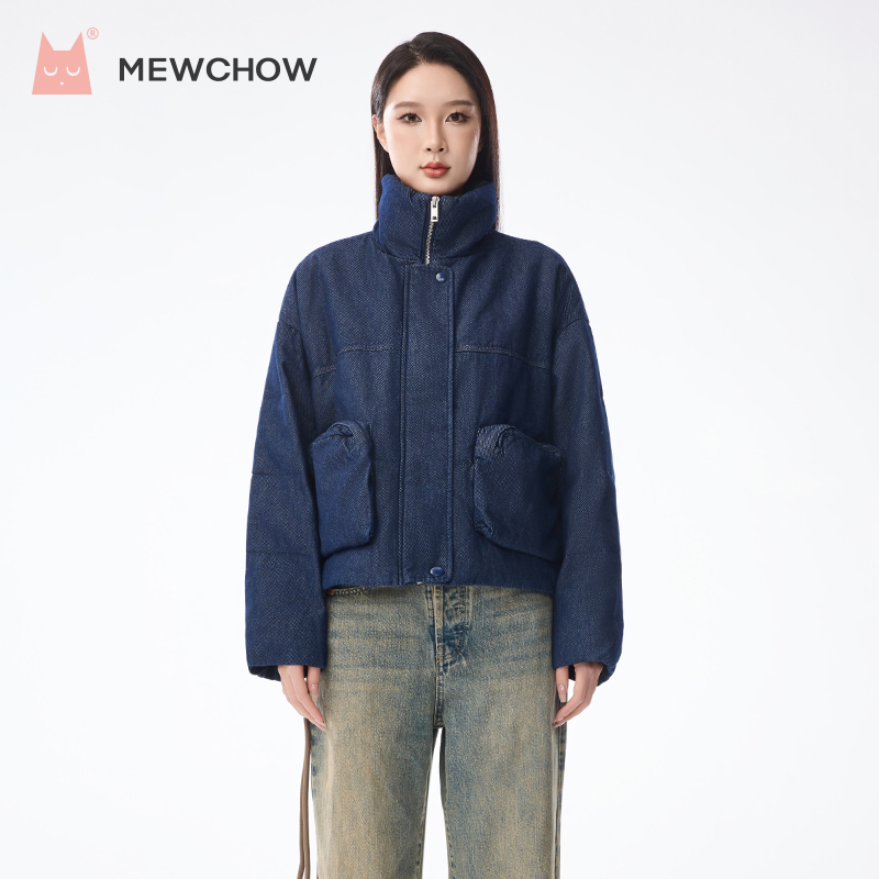 轻薄保暖宽松短款羽绒服外套女