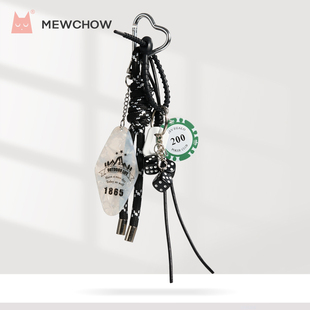 喵小周包包挂件骰子筹码挂绳少女心汽车钥匙扣手机挂饰女友情侣